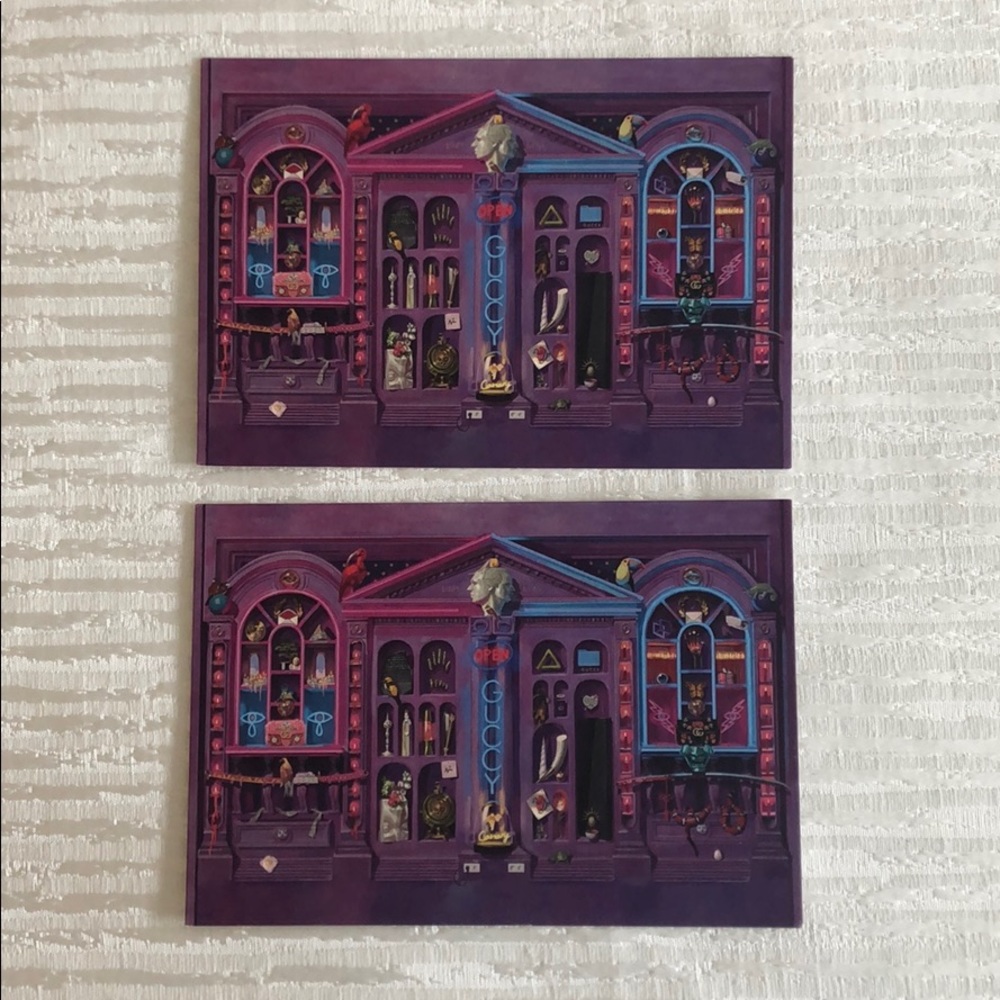 Gucci Postal Cards Set of 2